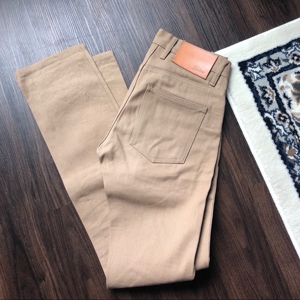 3 Sixteen Tan Raw Denim